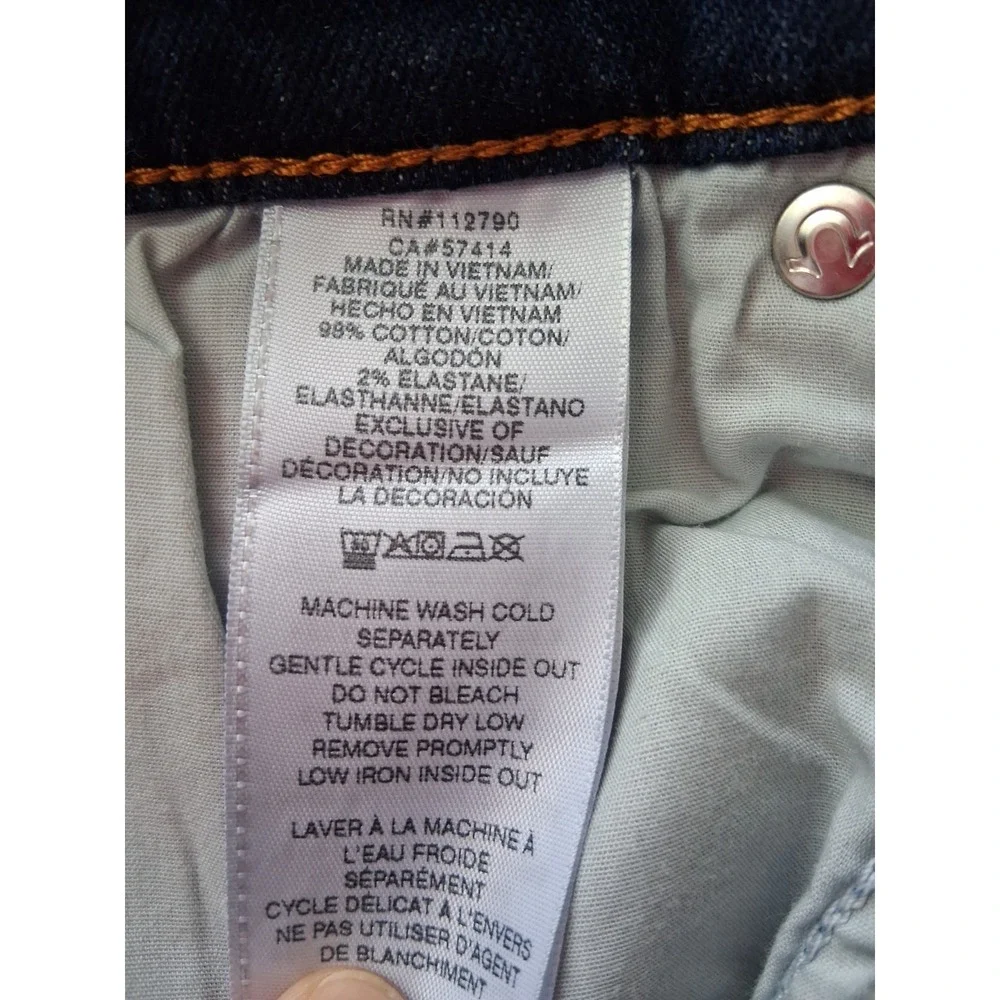 True‎ Religion Bobby Relaxed Baggy Jeans Size 28 X 30 Dark Wash Indie Sleaze